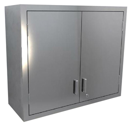 Dual Solid Doors Wall Cabinets