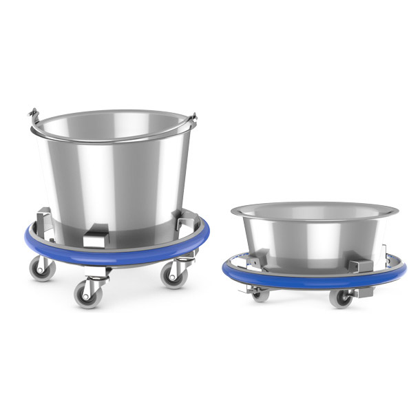 Stainless Steel Kick Bucket with Removable 12 Quart Basin MCM540